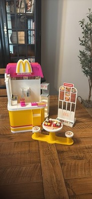 McDonald's Doll Playset with Counter, Menu Board, Play Food & Accessories