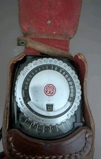 GE General Electric PR-1 Light Exposure Meter with Leather Case