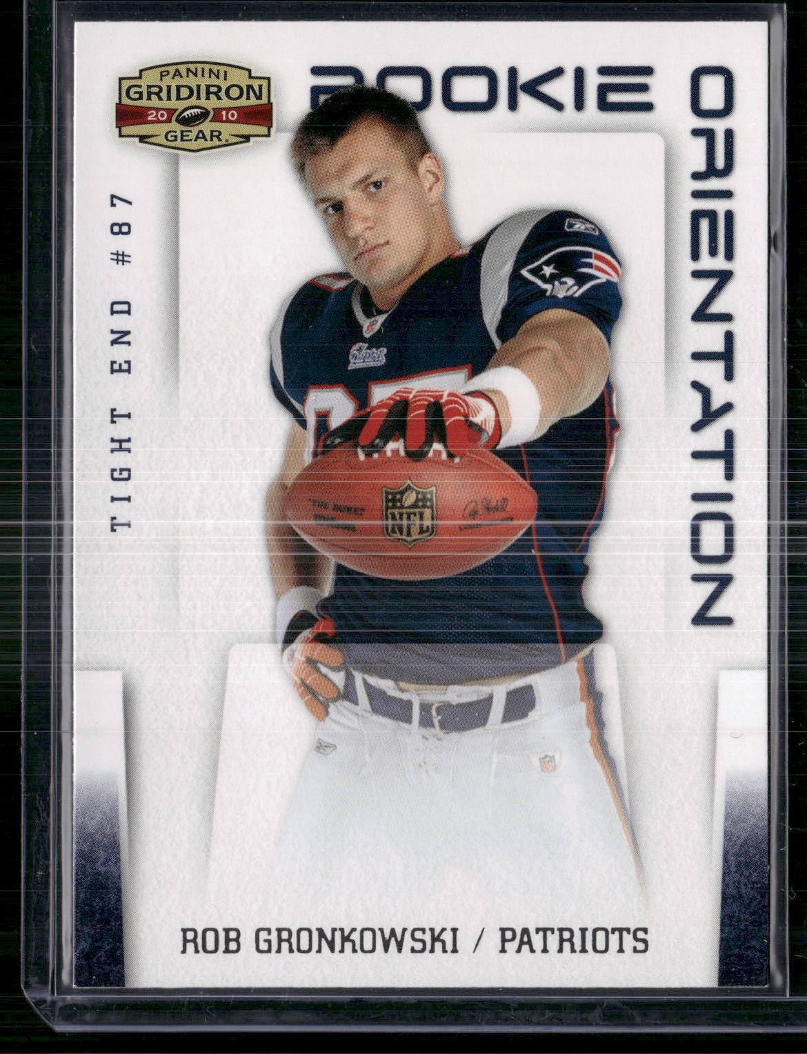 Rob Gronkowski Panini Gridiron Gear Rookie Orientation #17 Base