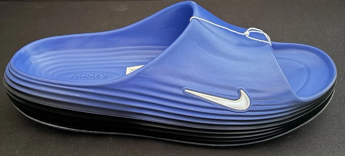 Nike ReactX Rejuven8 Slide EYBL Player Exclusive-Men’s Size 6-IF5624 400-Blue Nike Blue Synthetic Slippers for Men for sale | eBay main image 3