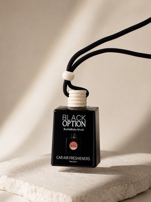 FORMBO Black Option Hanging Car Air Freshener Bottle Black 8 mL