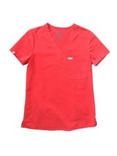 FIGS Catarina One Pocket Scrub Top XXS Clay Technical Collection Limited Edition