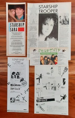 STARSHIP # Clippings Adverts Songwords - Sara Nothings Gonna Stop Us Knee Deep 