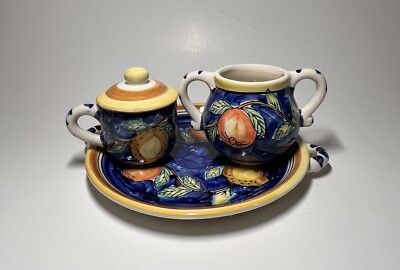 Dipinto A Mano - Tuscan Italian Pottery Fruits Set | eBay