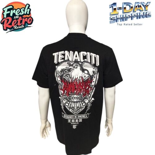 Tenaciti Streetwear Graphic T-Shirt 2XL Hammer Design Embroidery Japanese Urban
