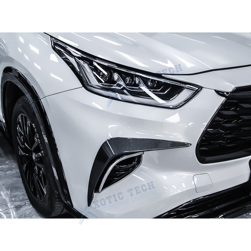 Exterior Front Fog Light Cover Trim Eyebrow Spoiler For Toyota Highlander 2020+ - Bild 10 von 15