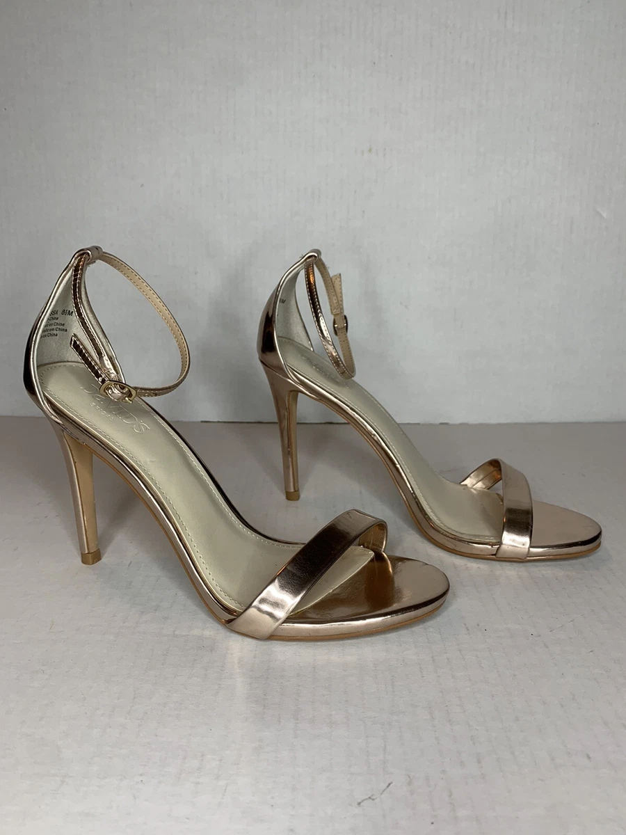 David's bridal rose gold shoes sale