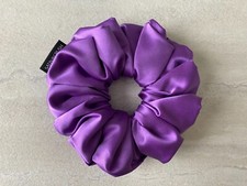 Jumbo Satin purple Scrunchie