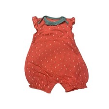 NWOT Carters Baby Girl Red Strawberry Romper 3M