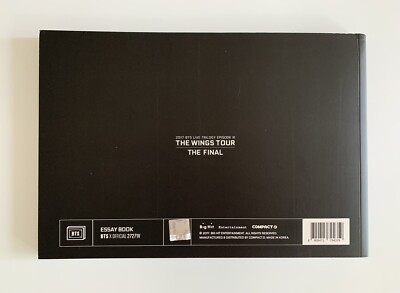 V テテ 「BTS THE WINGS TOUR ESSAY BOOK 」 BTS TAEHYUNG The Wings Tour Essay Book for V Official Photobook