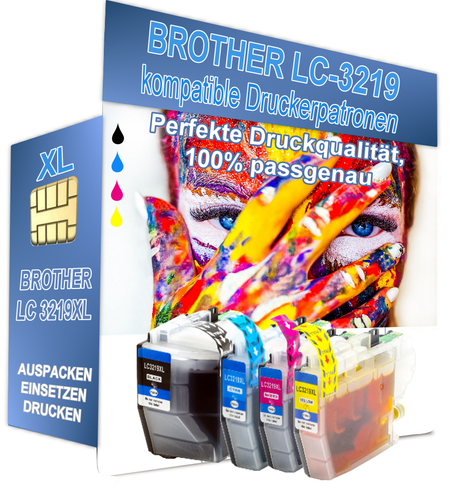Druckerpatronen kompatibel mit Brother LC3217 LC-3219 XL MFC-J5335DW MFC-J6530DW - Bild 6 von 7