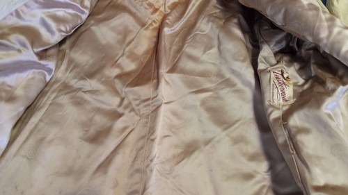Vintage PAIR White Leather Women’s size 14 Jackets Ivory Pearl White Button Down - Picture 6 of 10