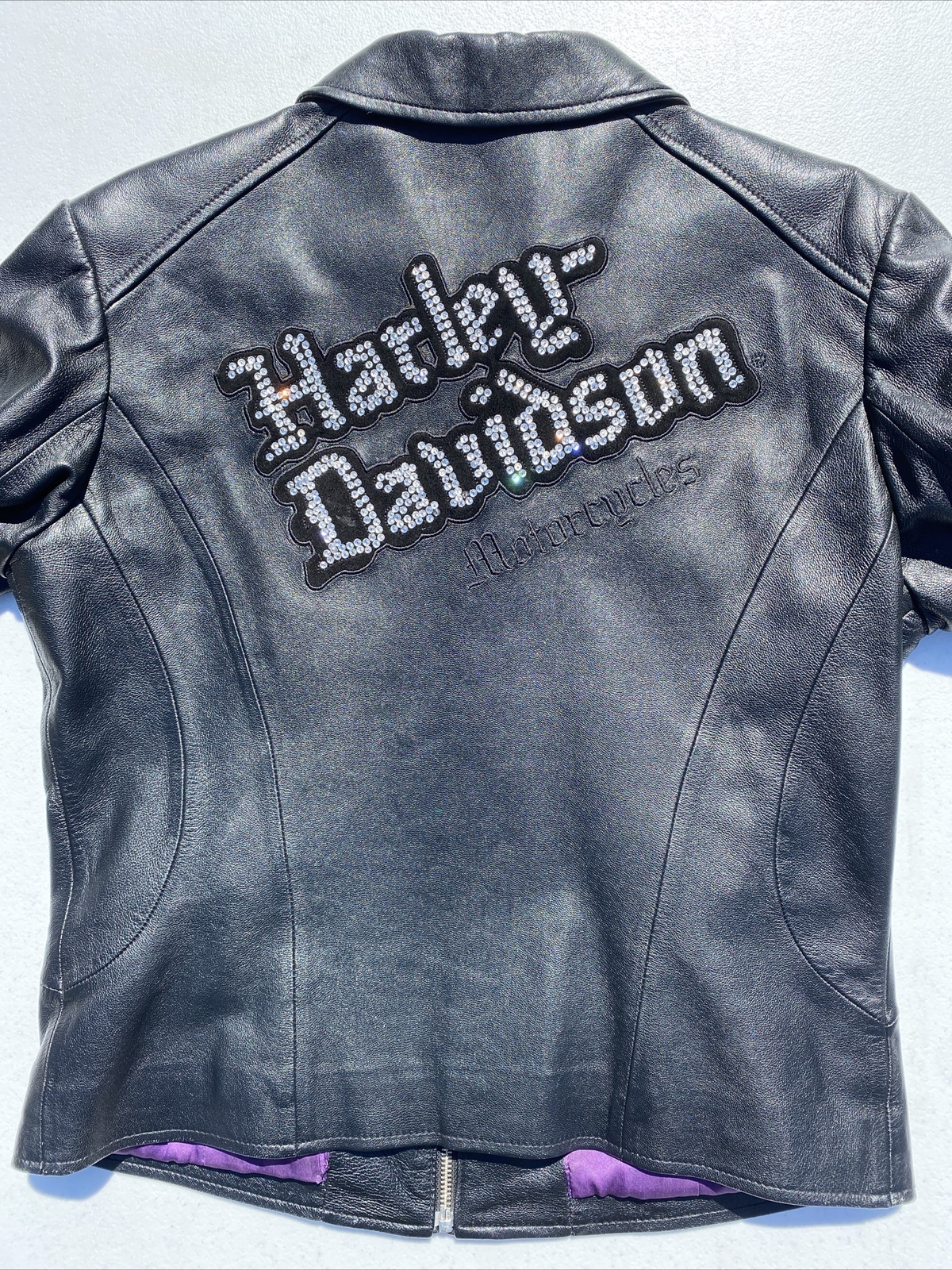 Harley-Davidson Women BRILLIANCE Black Leather Jacket Small