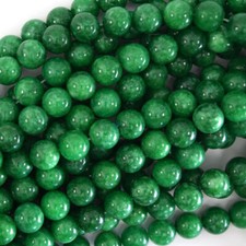 Canada Green Jade Round Beads Gemstone 15" Strand 4mm 6mm 8mm 10mm 12mm