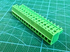 16 Pin Phoenix Style 3.81mm Pluggable Screw Terminal Block, Connector,Female,16P