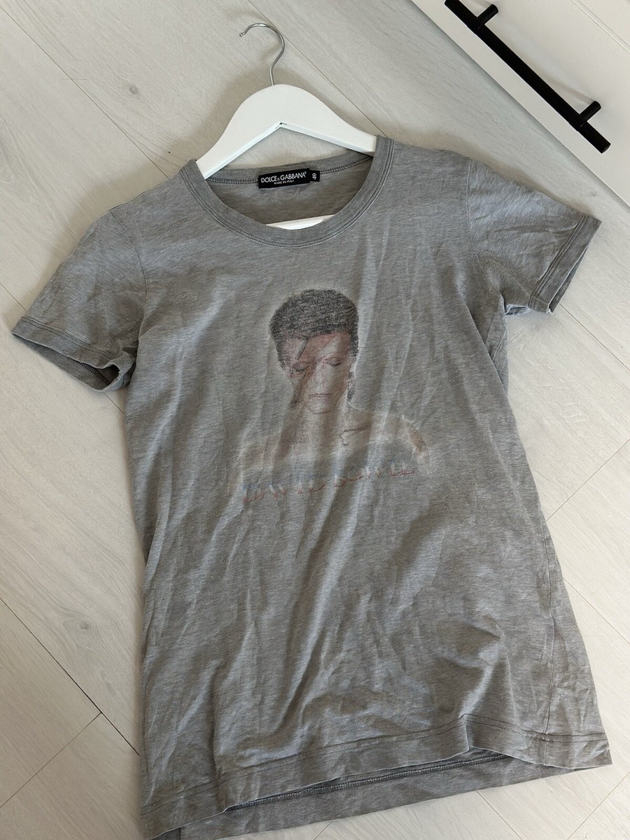 Vintage Dolce & Gabbana David Bowie Women's Rare T Shirt