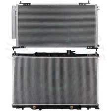 Radiator & AC Condenser Cooling Kit For 2003-2006 Honda Element CR-V 2.4L L4
