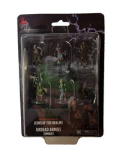 Wizkids D D Icons of The Realms Miniatures Prepainted Undead Armies Zombies NIB