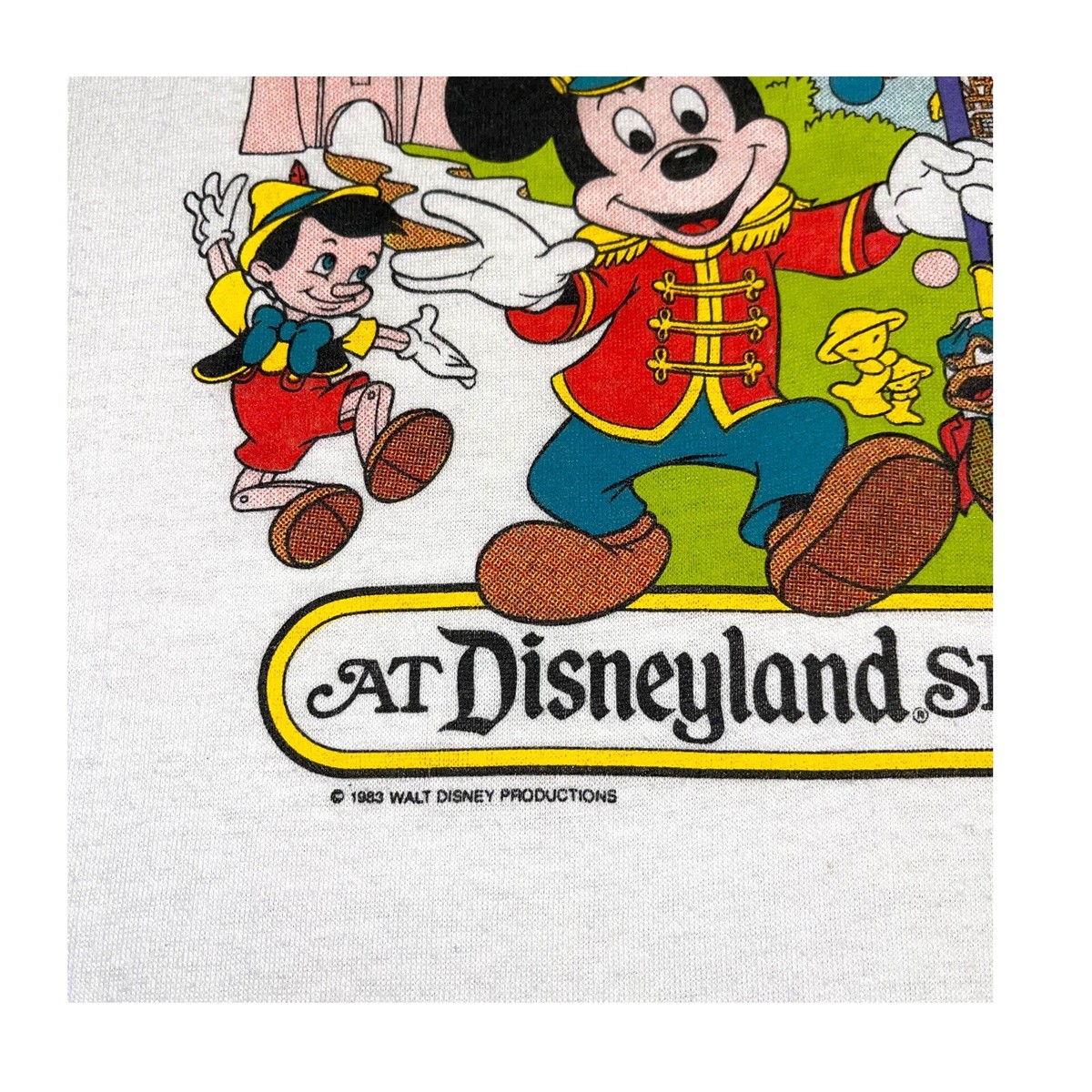 Vintage 80s Disneyland T Shirt 1983 Fantasyland Grand Opening
