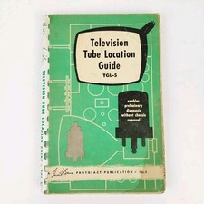 1955 Howard Sams Television Tube Location Guide TGL-5 First Edition 1st Printing