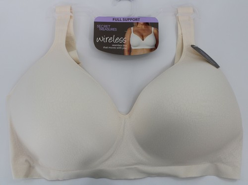 Secret Treasures BH 38DD Full Support Wireless Seamless Soft Bra Ivory Neu mit Etikett WMD - Bild 10 von 11
