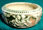 Antique Roseville Donatello Art Pottery Console Bowl Cherubs 5 In Diameter — photo 4