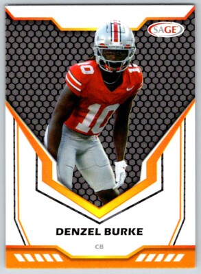 2023 SAGE LOW SERIES DENZEL BURKE OHIO STATE UNIVERSITY #58