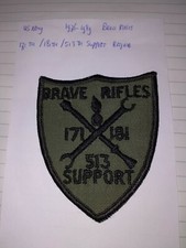 US Army , Brave Rifles , Support Brigade , 171th / 181th / 513th, Subdued