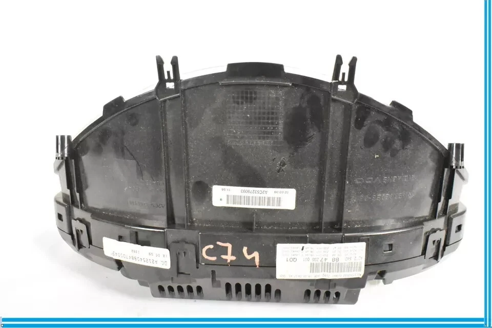Velocímetro 10-11 Mercedes W212 E350 E550 painel de instrumentos A2125408847 fabricante de equipamento original - Imagem 4 de 4