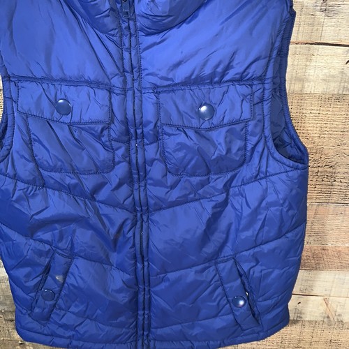 Gymboree Puffer Vest Kids Blue 7 8 1121 - Picture 3 of 5