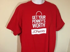 J.C. PENNEY GET YOUR PENNEY'S WORTH -Adult T-Shirt -   q