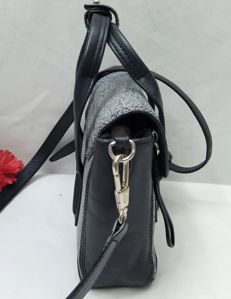 Bolso Cartera 3.1 Phillip Lim Mini Pashli Gris Negro Cuero Pushloch Foto 3 de 4