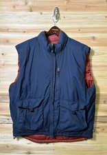 Chaleco acolchado reversible de plumón de ganso Nike ACG de colección años 90 azul rojo talla L Y2K