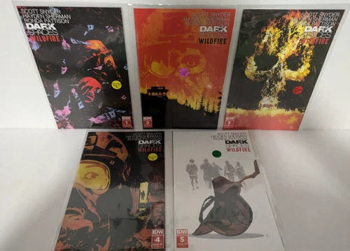 DARK SPACES WILDFIRE 1-5 Cover B 2022 IDW - Free Ship / Read 4 Deals / Mature!!