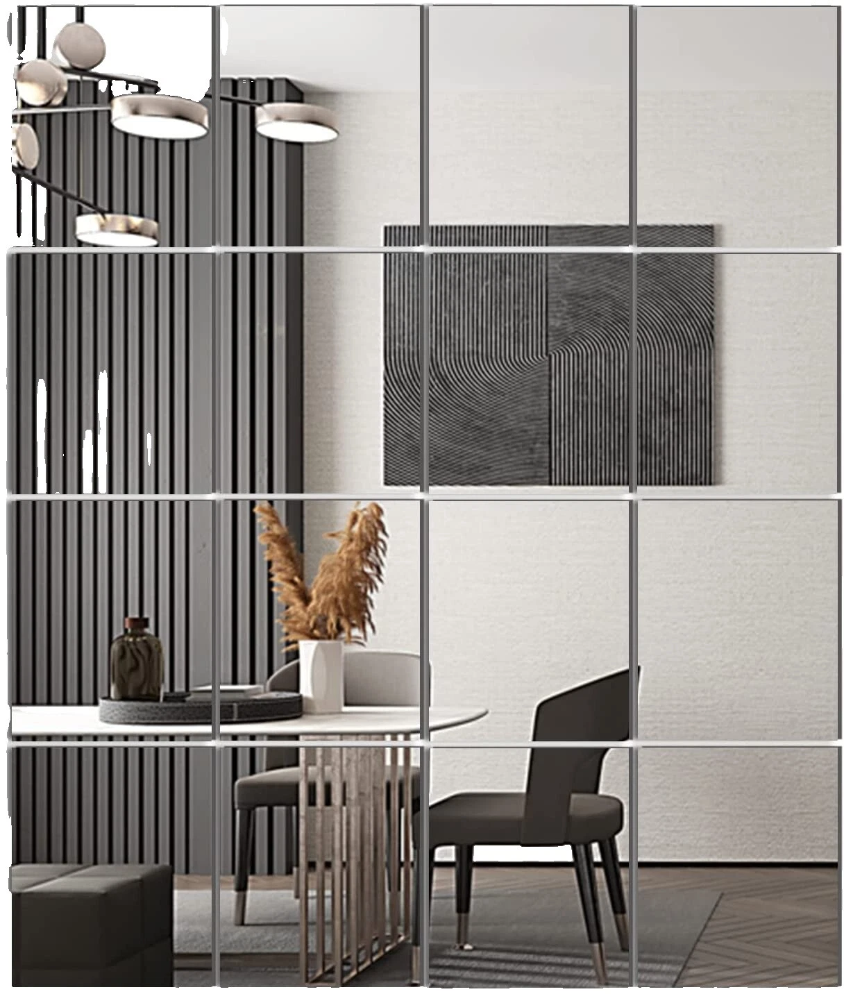 Rectangle Mirror Tile Home Décor Mirrors