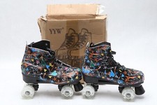Graffiti Roller Skates. Size 10 Youth Unisex. light up wheels. roller skates