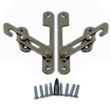 UPVC Window Restrictor. Child Lock Safety Catch. High Quality Stainless Steel.