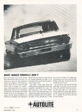 1963 Ford Panelli Jones Race Pikes Peak Advertisement Print Art Car Ad K39