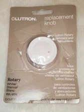 Lutron RK-WH White Rotating Dimmer Replacement Knob New Open Box