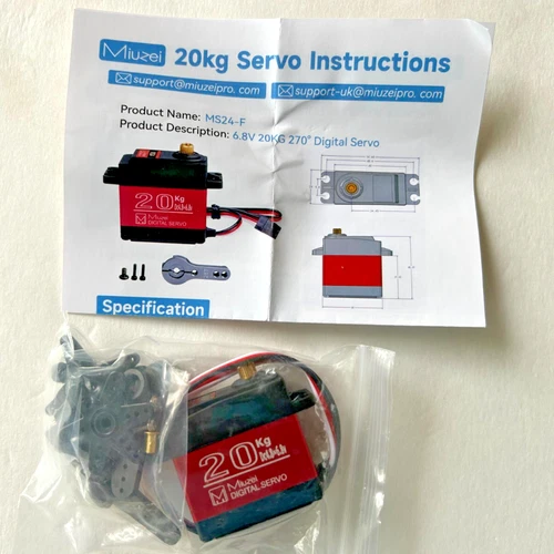 Servo 20KG High Torque Motor Model MS24-F,  New In Box