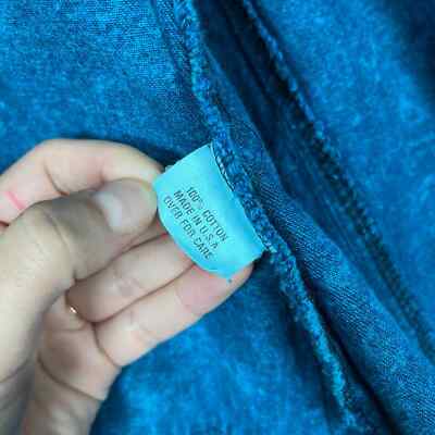 Vintage 80's Sundance Denim Jacket Embroidered Blue Dyed