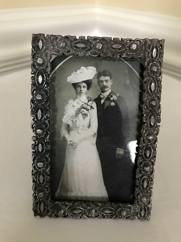 Vintage Metal Photo Frame with Stand #24