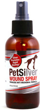 Wound Spray with New Chelated Silver 50 ppm. Antimicrobial Care for Cats, Dogs