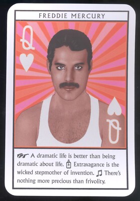 Freddie Mercury Queen Music Pop Rock Tarot Trading Card 2019 Mint