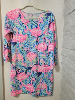 lilly pulitzer dress flamingo beach Women's Size Small EUC | eBay