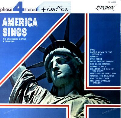 The Eric Rogers Chorale And Orchestra - America Sings LP (VG+/VG+) '