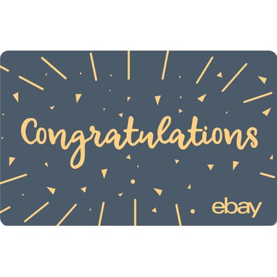 Ebay Digital Gift Card Congratulations Sparks 25 50 100 Or 200 Email Ebay