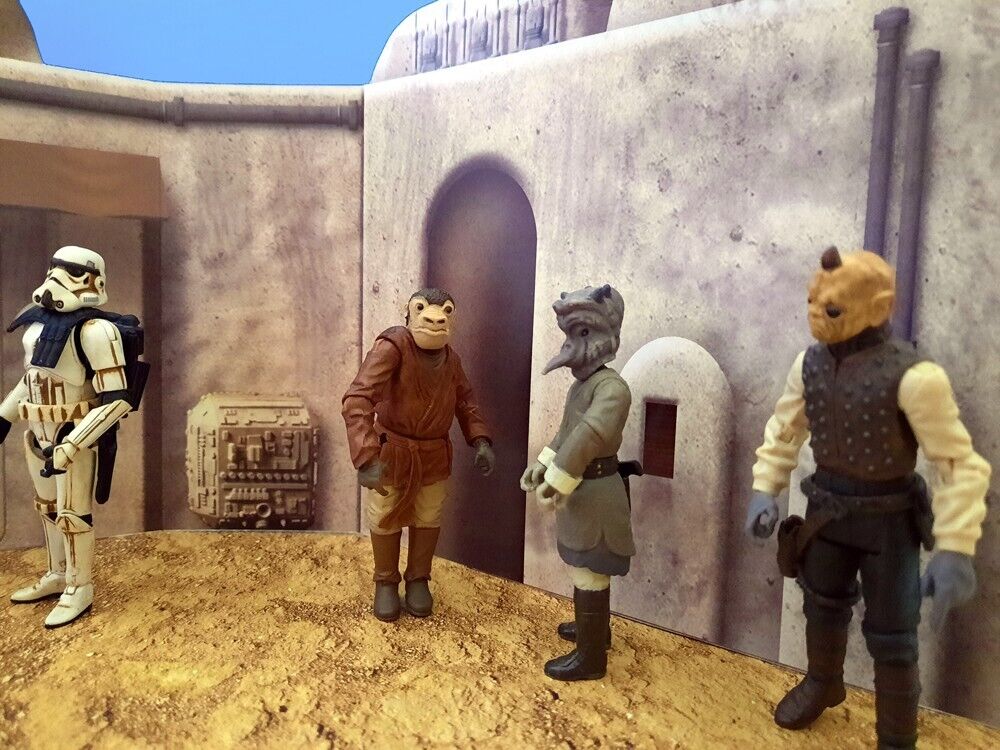 Mos Eisely Streets Custom Playset Tatooine Star Wars TVC