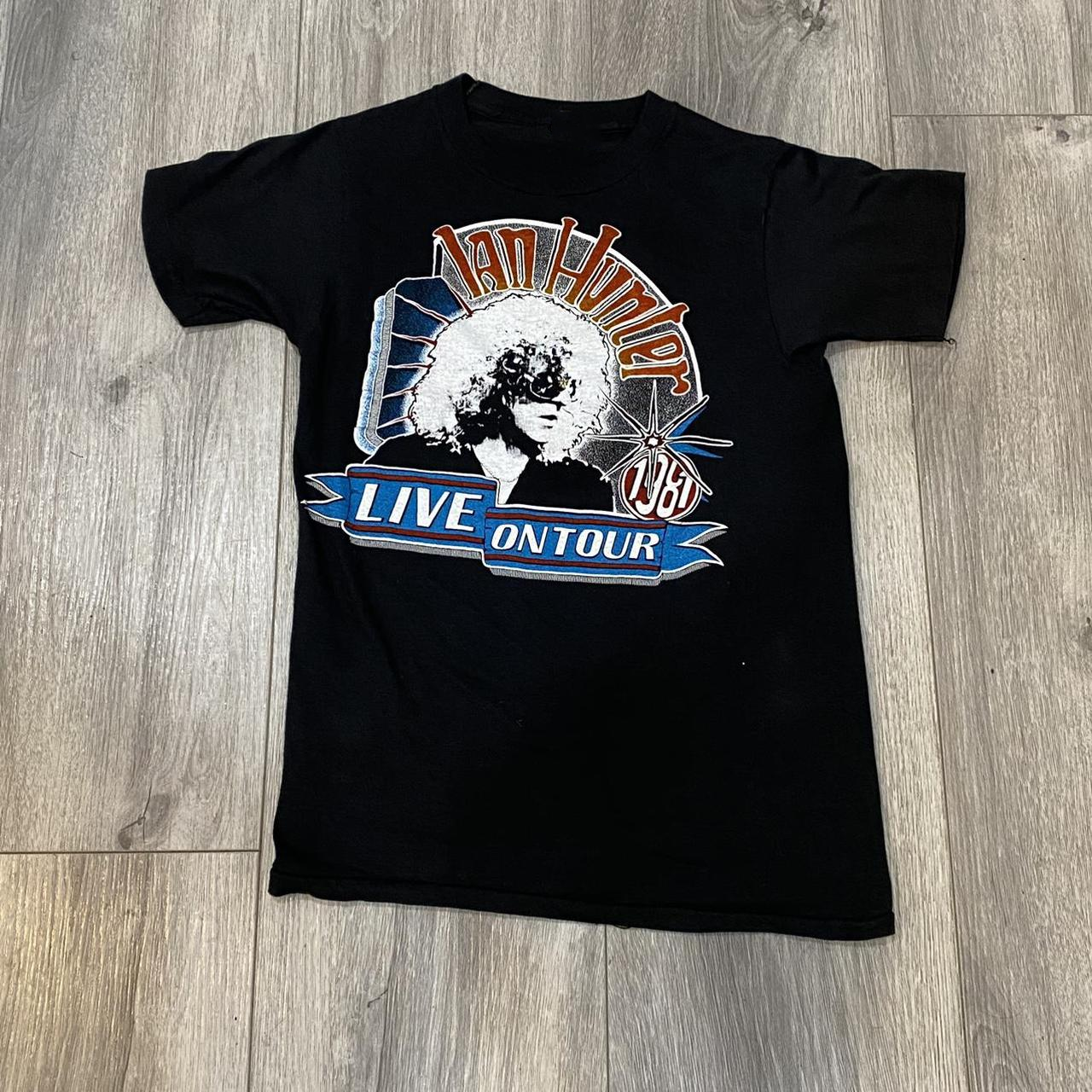 Ian Hunter Band ラグランTシャツ US TOUR 1981 Ian Hunter Live on Tour Band T-Shirt Full Size S-5XL | eBay