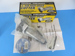 Central Pneumatic 47077 3" High Speed Air Cut Off 3/8"  w/ 10 wheels Used Twice
